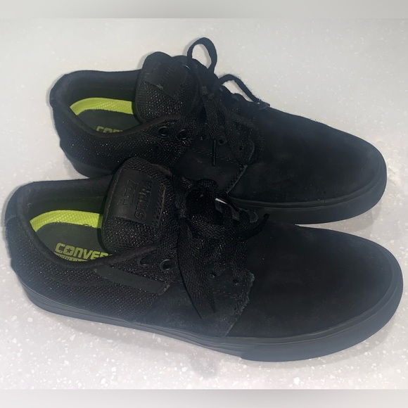 Mens Black Suede Supra Stacks Vulc II Skateboarding Sneakers- 9 - Picture 4 of 6